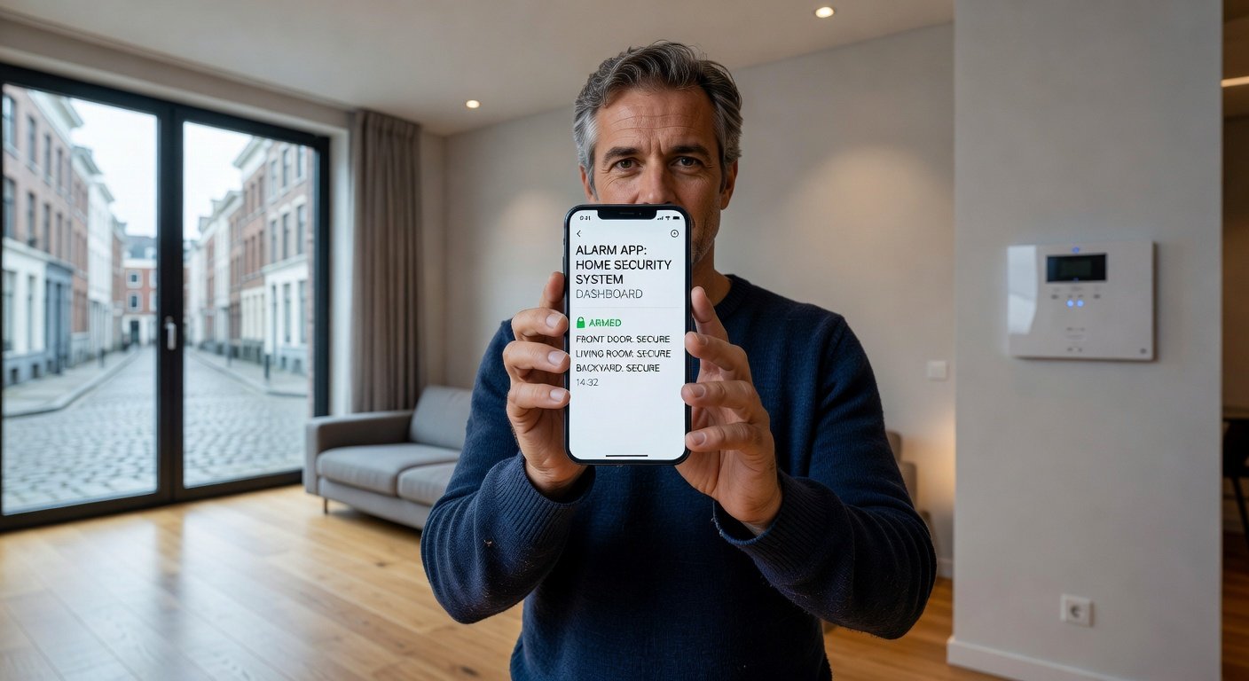 Alarme connectee smartphone : controlez votre securite depuis votre telephone