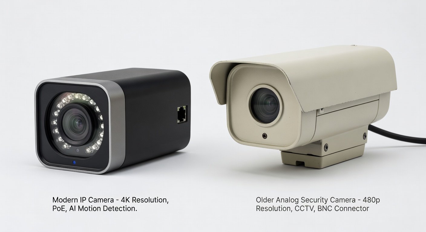 Camera IP vs analogique : quel systeme de videosurveillance choisir en 2026 ?