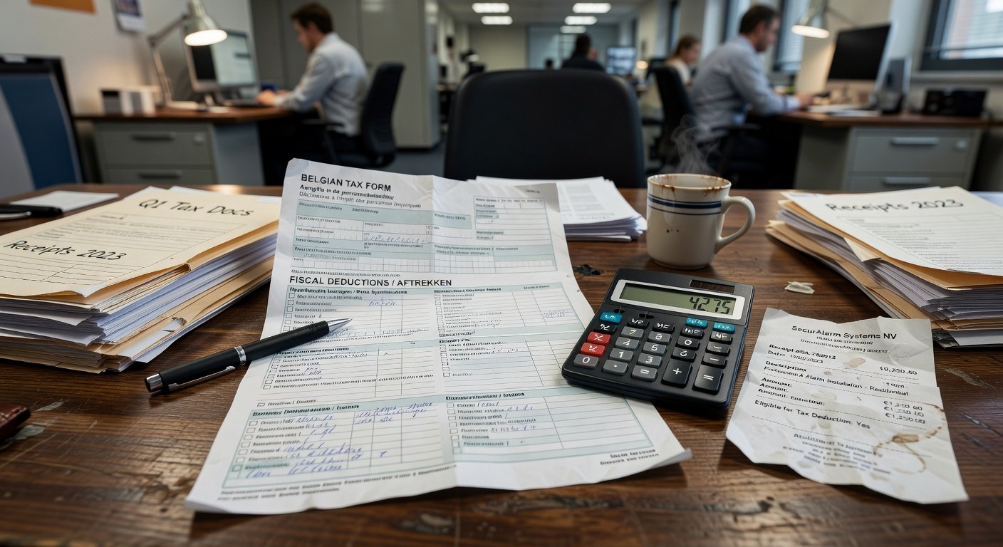 Deduction fiscale pour alarme en Belgique : ce que vous pouvez vraiment recuperer en 2026