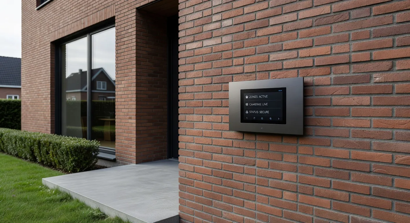 Maison connectée avec alarme et sécurité avancée en 2026