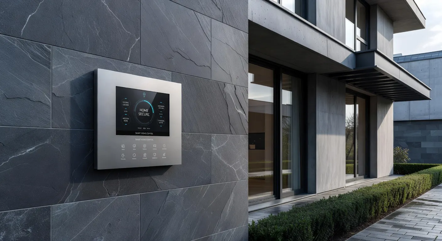 Illustration d'une alarme de sécurité en fonctionnement et installation