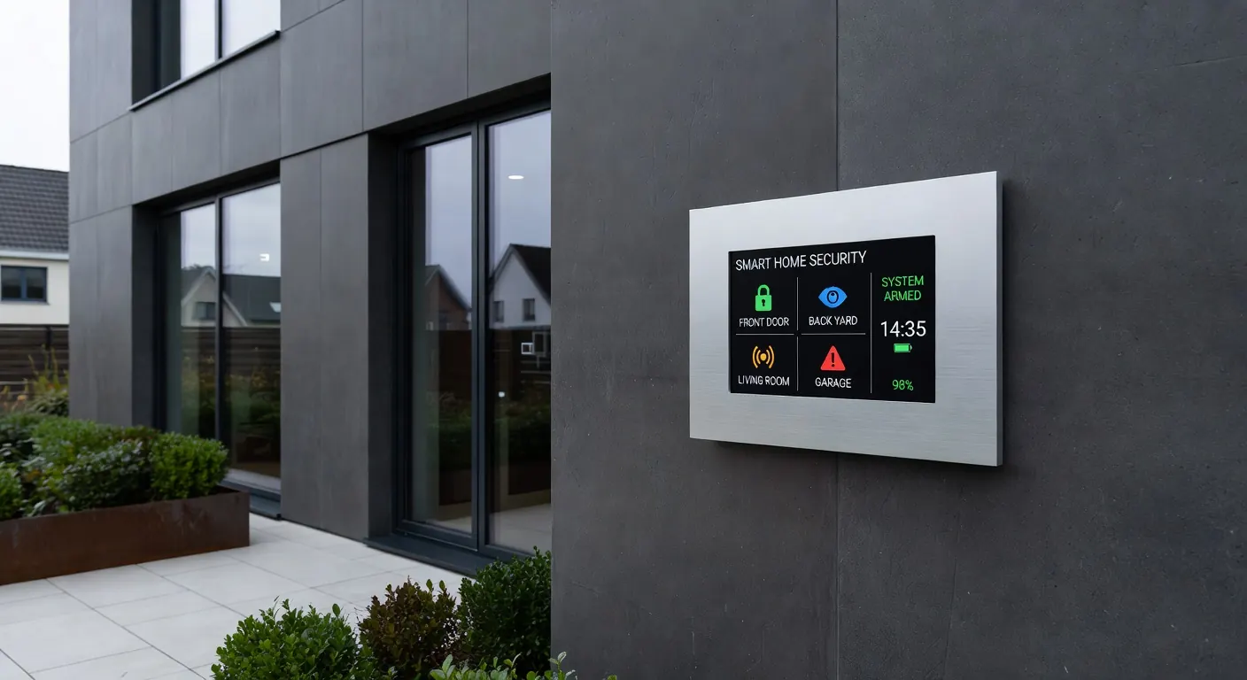 Système d'alarme moderne pour la sécurité domestique en Belgique en 2026